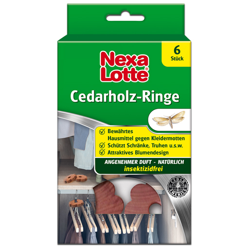 NEXA LOTTE Cedarholz-Ringe  6 St