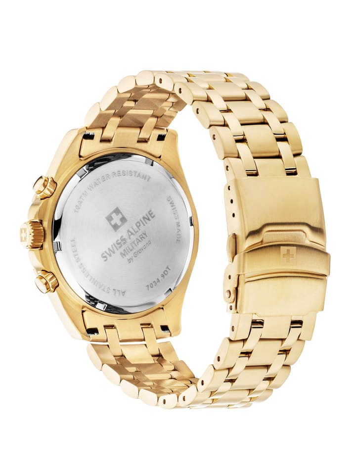 Swiss Military Quarzuhr 7034.9114SAM in Gold günstig kaufen onesize