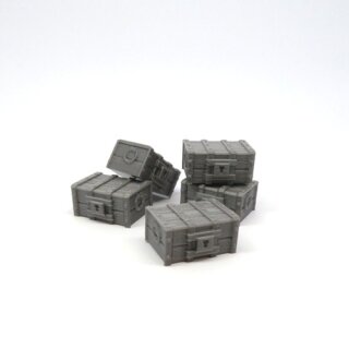 Numbered Treasure Chests for Gloomhaven - 5 pieces