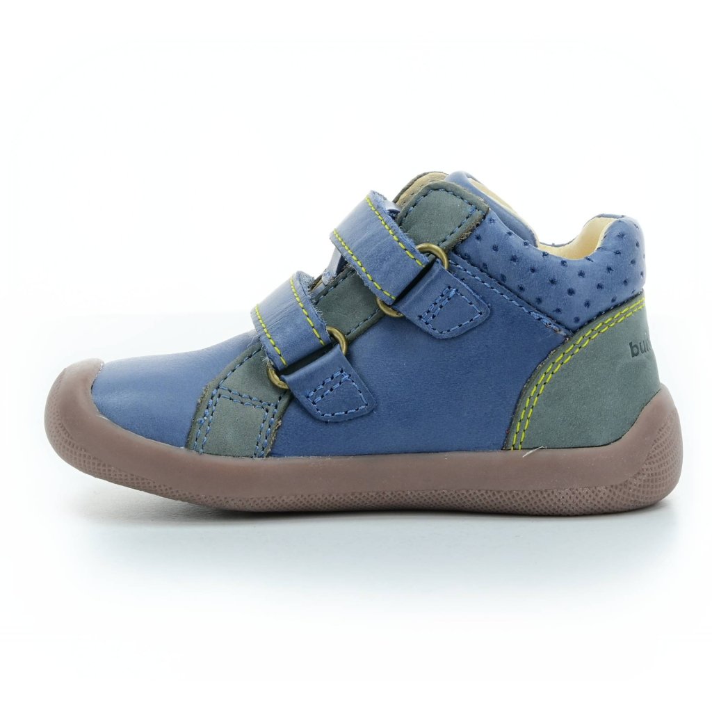 Bundgaard The Walk Velcro Sport Blue blaue Mid Cut Barfußschuhe