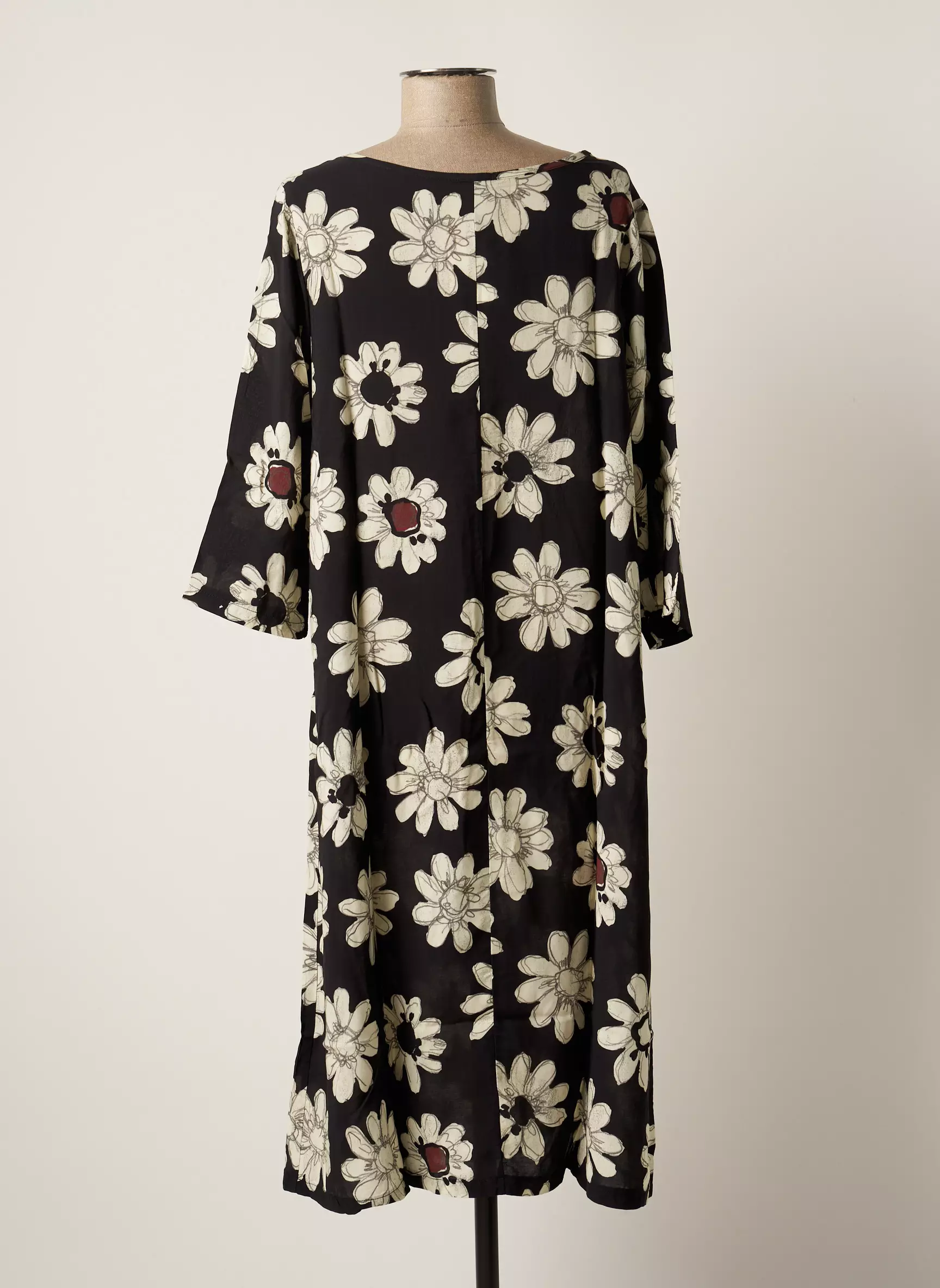 G Oze Robes Mi Longues Femme couleur noir