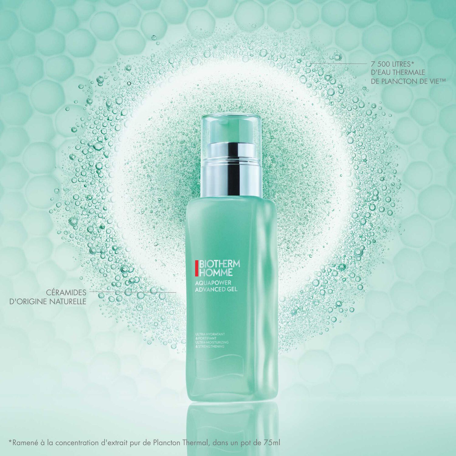 Biotherm Aquapower Gel Hydratant pour Homme - Peaux Normales à Mixtes - 75 ml