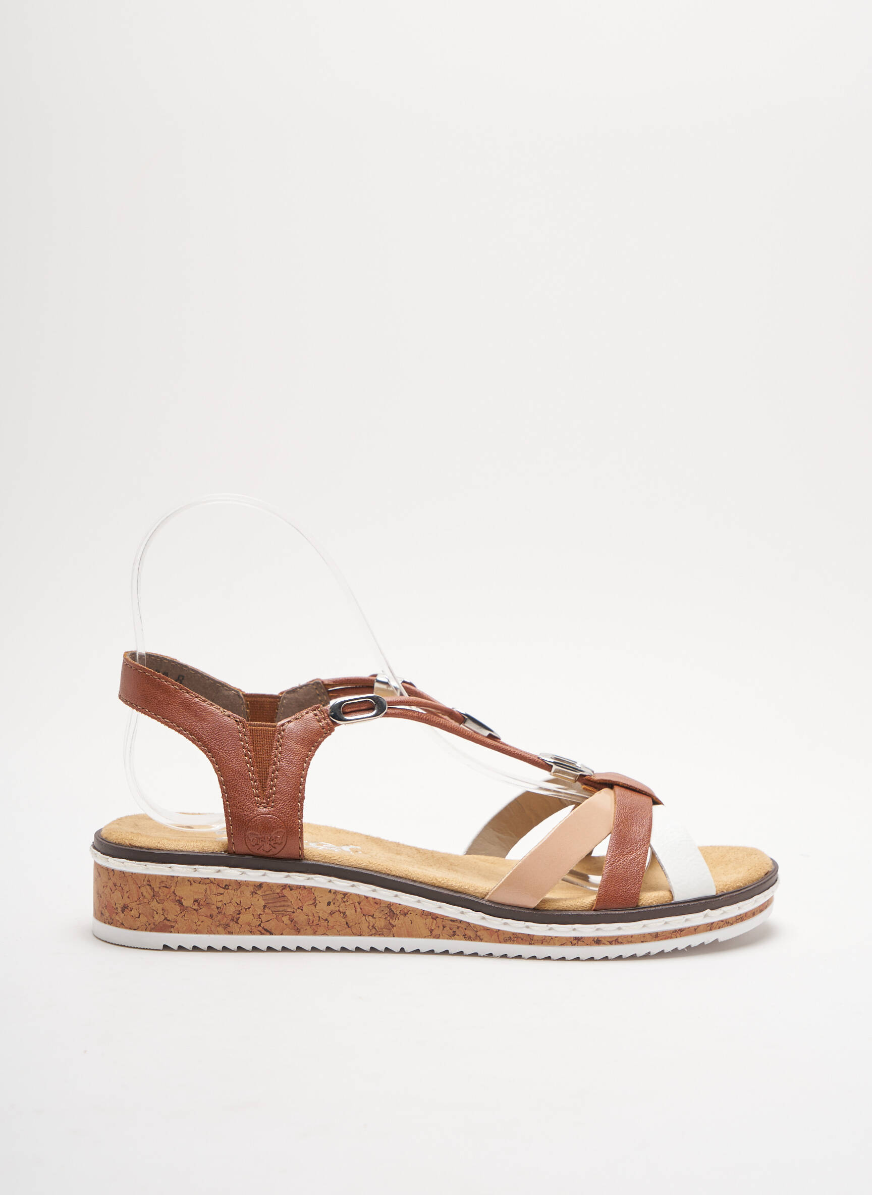Rieker Sandales Nu Pieds Femme couleur marron