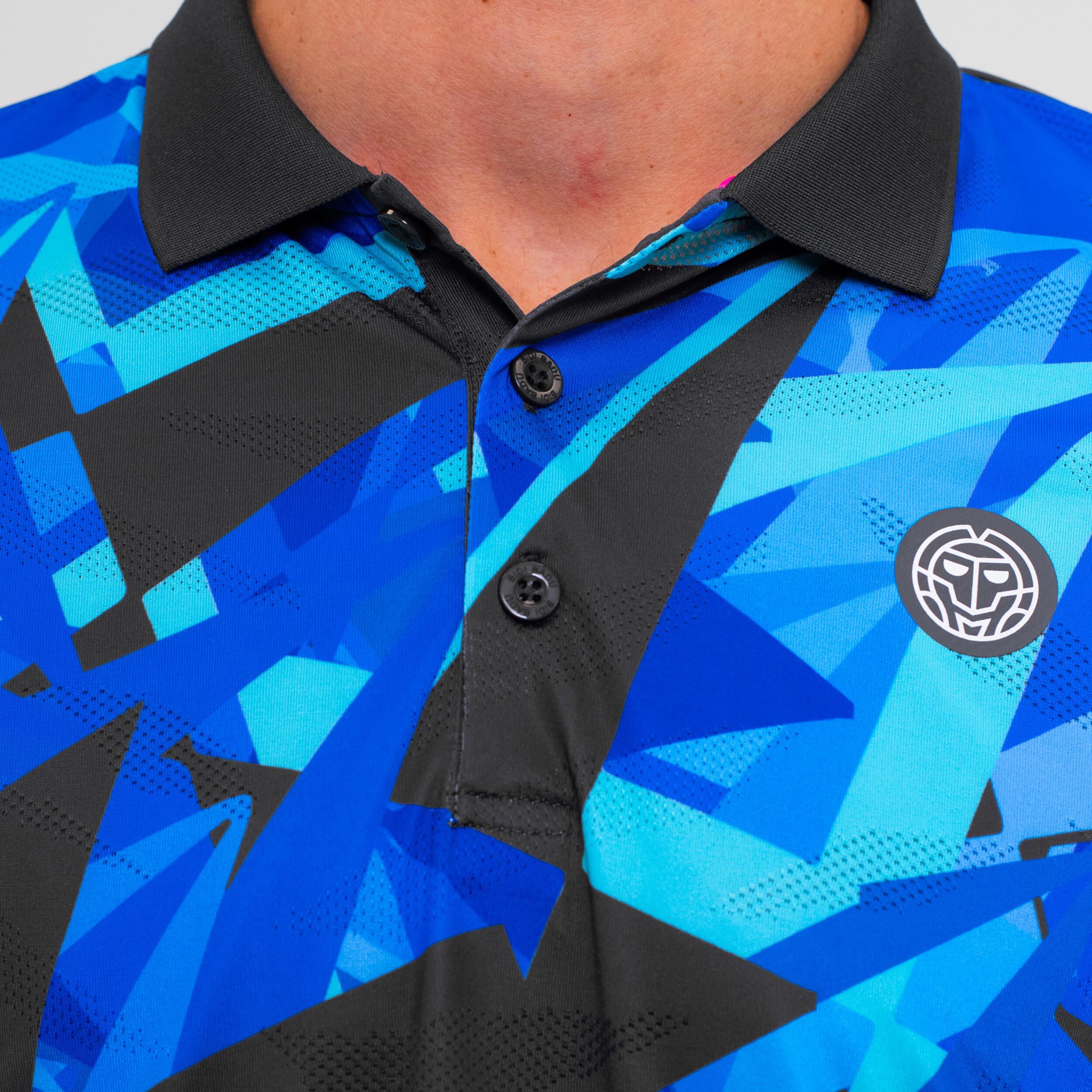 Spike Polo Herren - Dunkelgrau, Blau