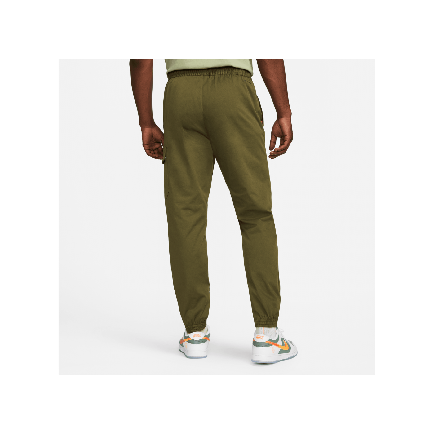 Nike Woven Jogginghose Grün Orange F326