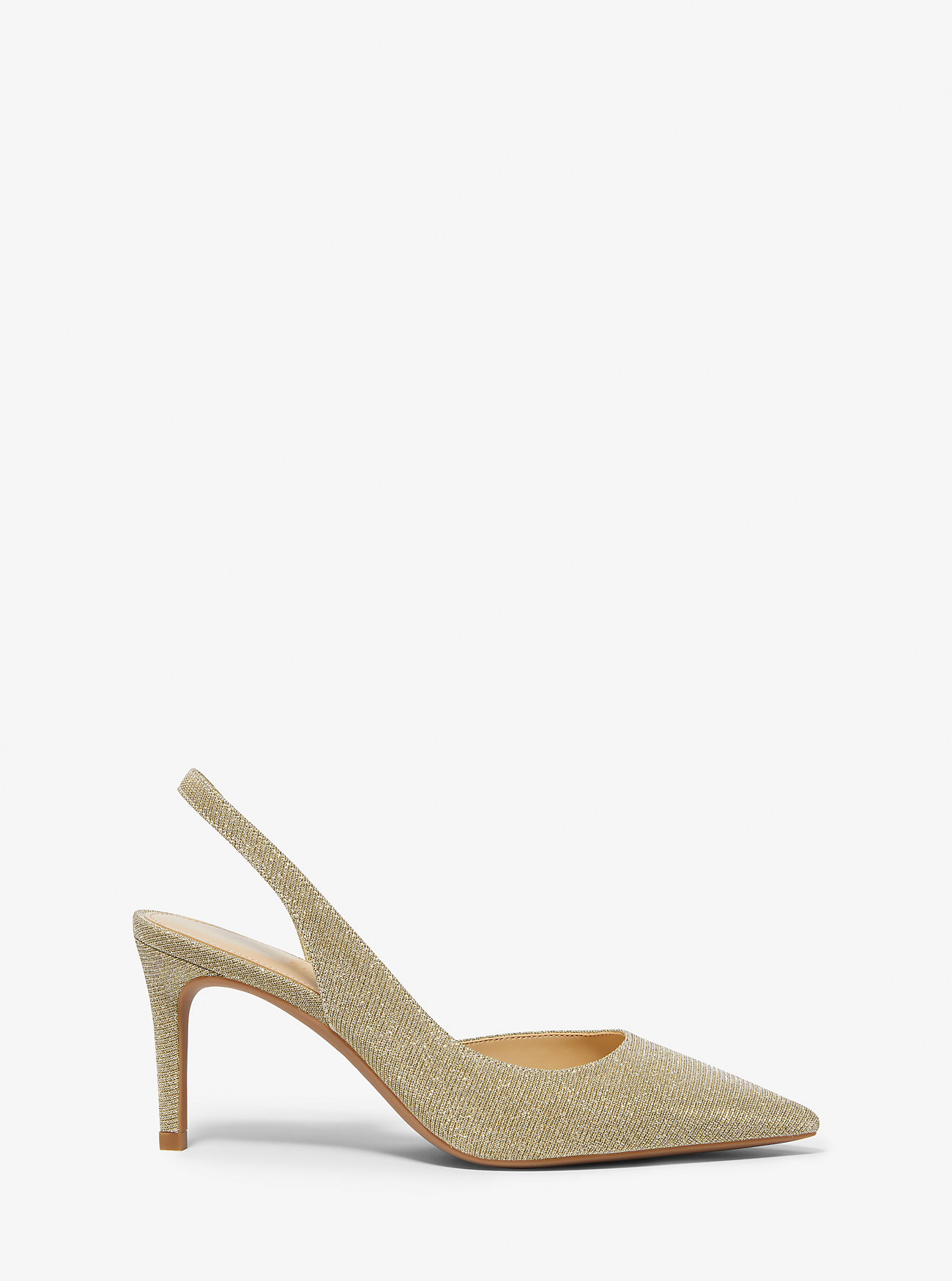 Alina Flex Glitter Chain Mesh Slingback Pumps - BLEKEGYLL
