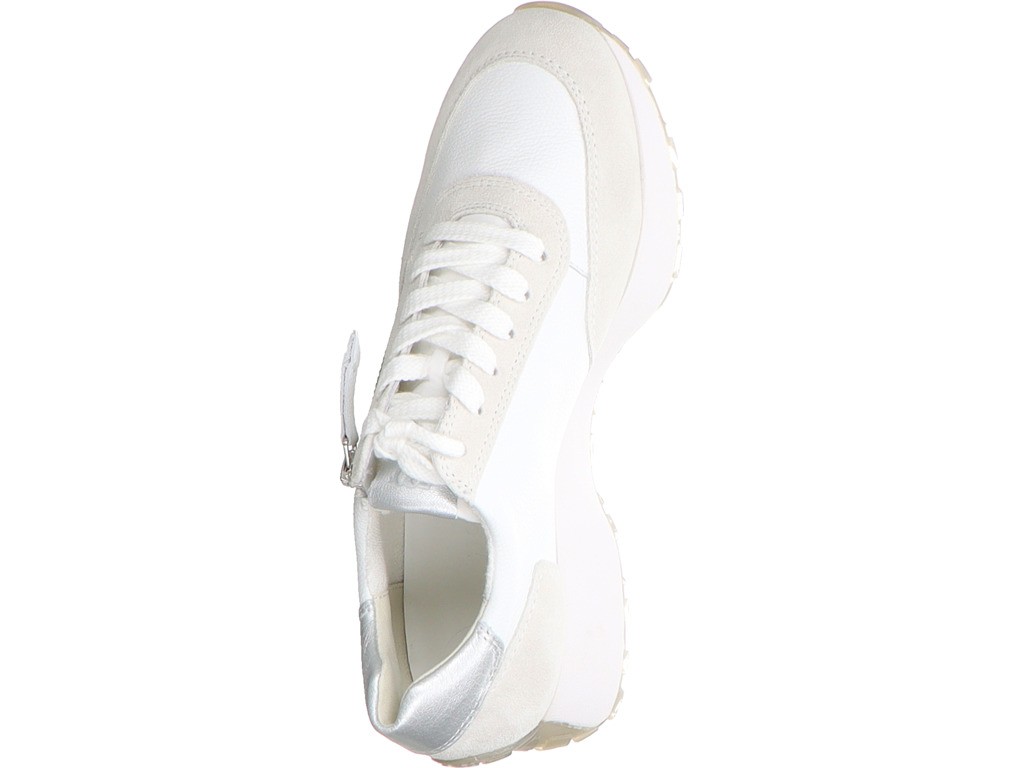 PAUL GREEN Freizeit Schnürer weiss SUPER SOFT Sneaker
