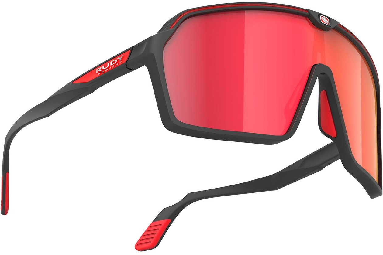 Rudy Project Spinshield Black Matte / Multilaser Red