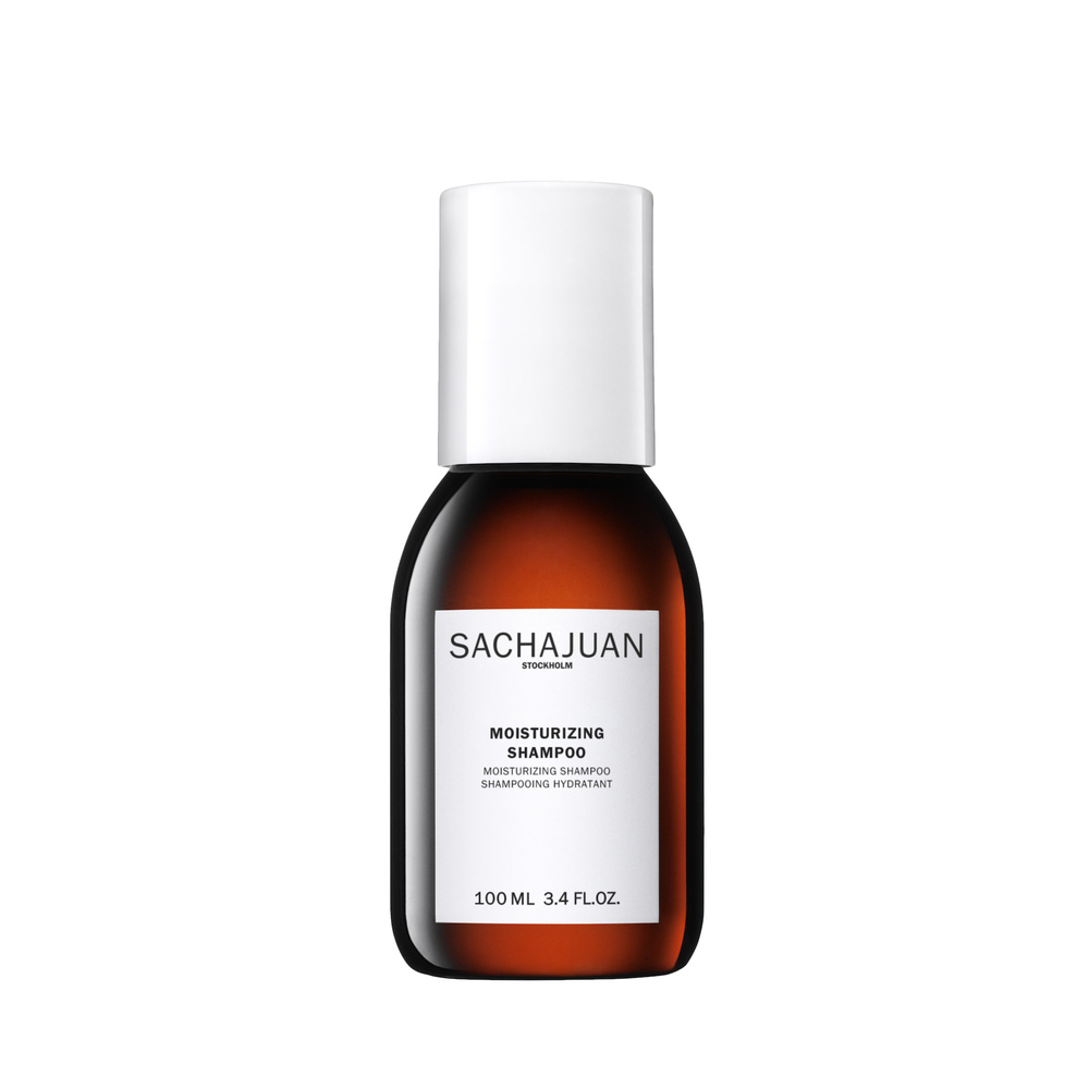 sachajuan Moisturizing Shampoo 100 ml - Taille Voyage Shampooing Nourrissant pour cheveux secs format voyage