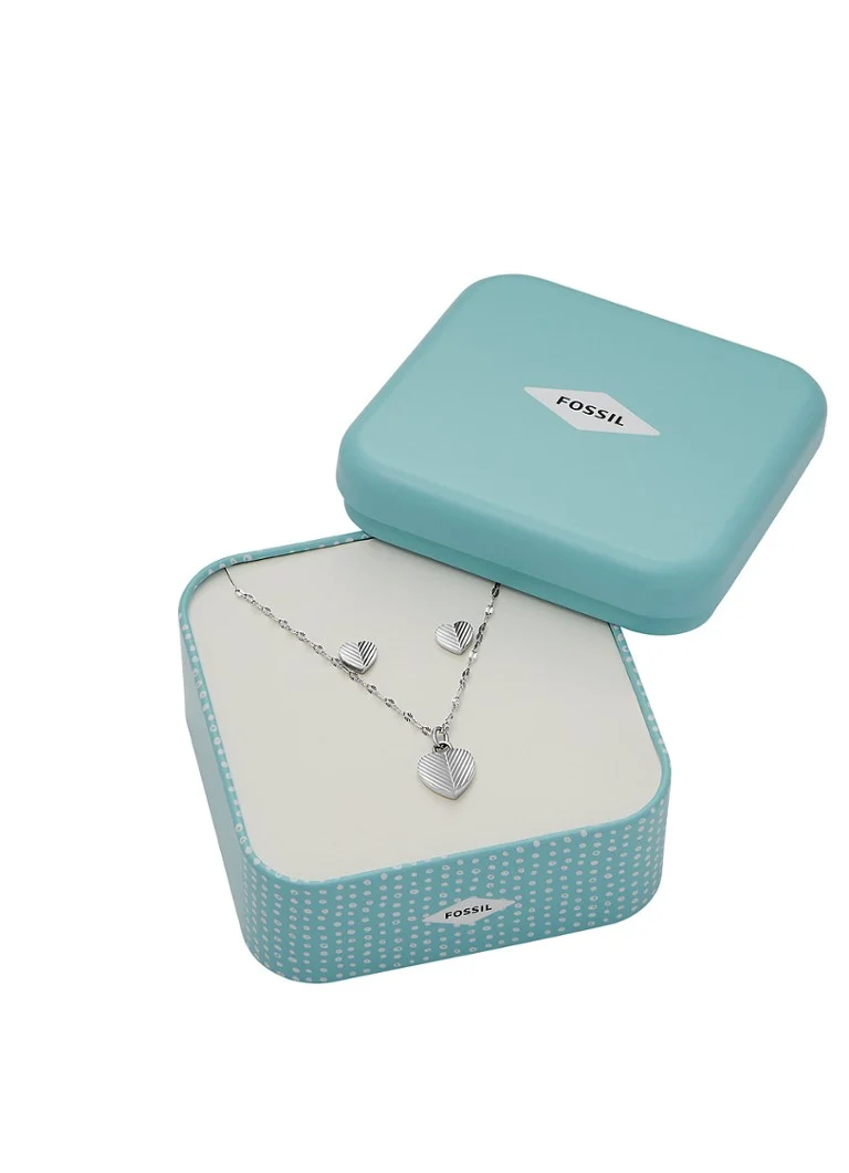Set di collana e orecchini Fossil Harlow (2 pezzi) JF04669SET