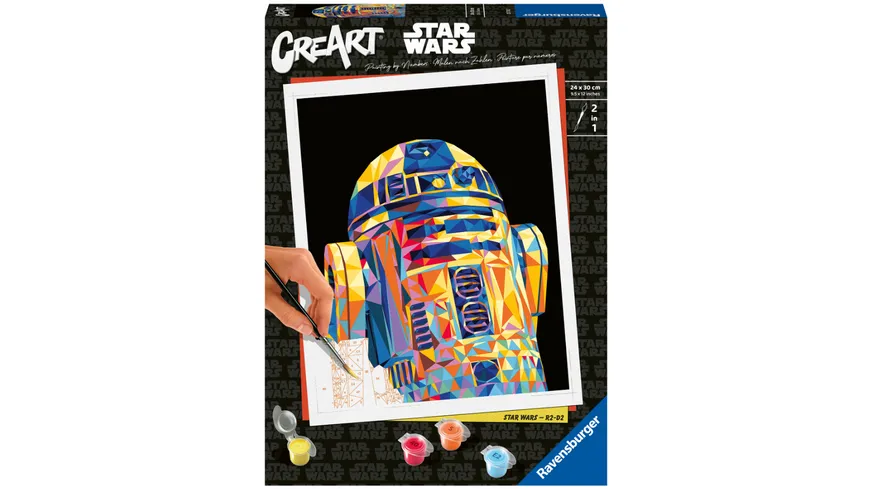 Ravensburger Beschäftigung - CreArt Star Wars - R2-D2 - Malen nach Zahlen