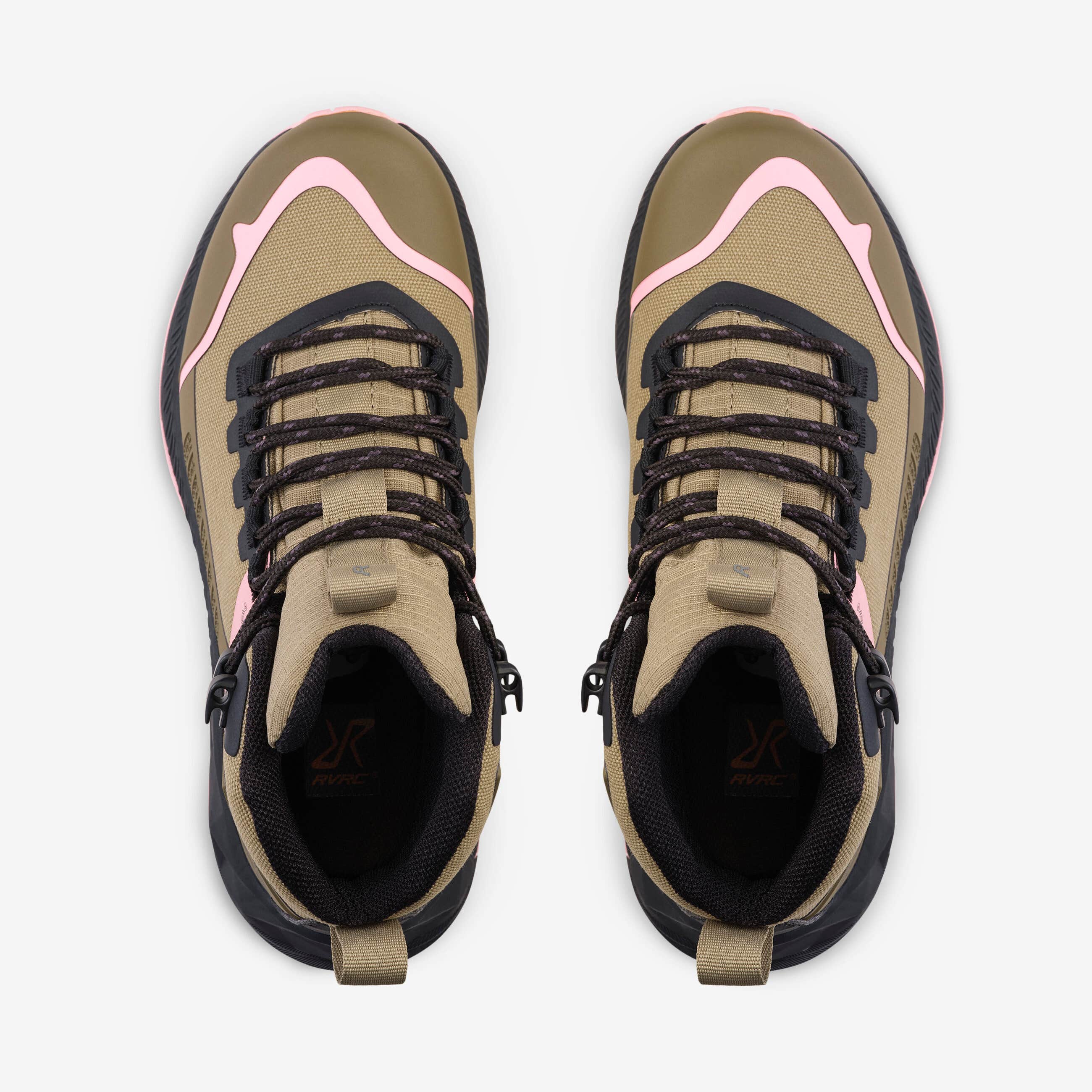 Phantom Trail Mid Waterproof Hiking Boots Femme Khaki/Dusty Pink