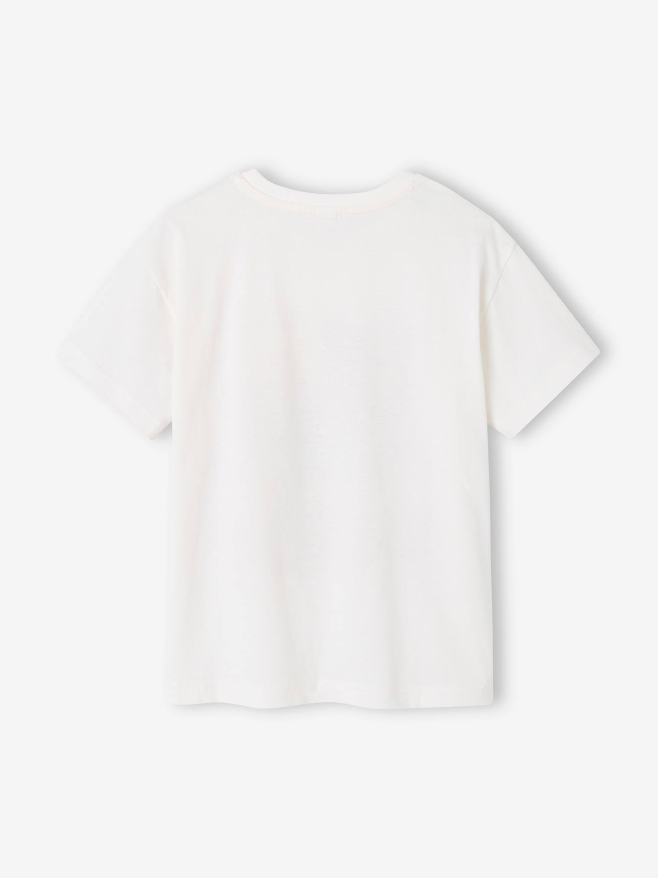 Vertbaudet Jungen T-Shirt mit Dino - wollweiß