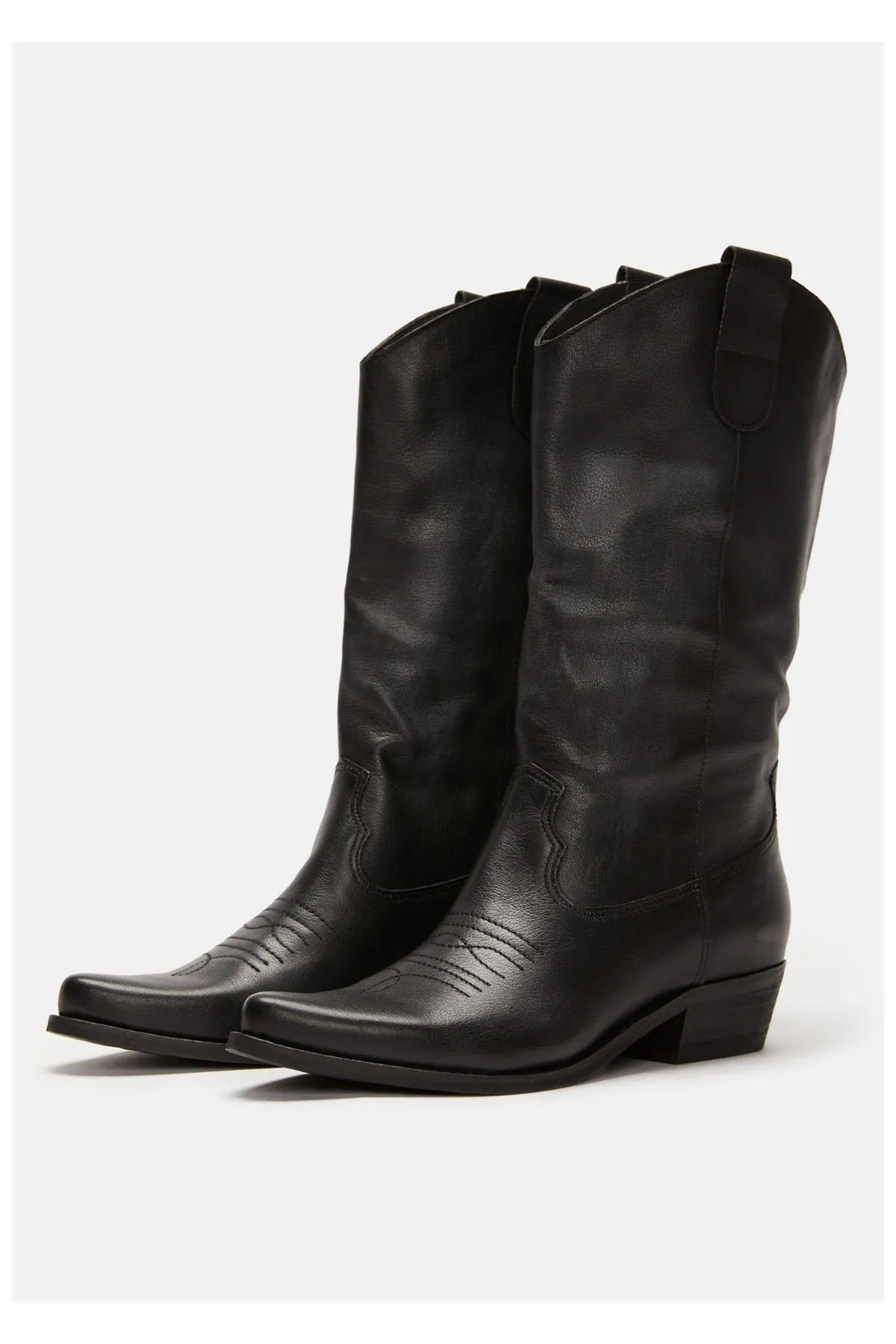 Felmini  Stiefelette - Schwarz - Blockabsatz