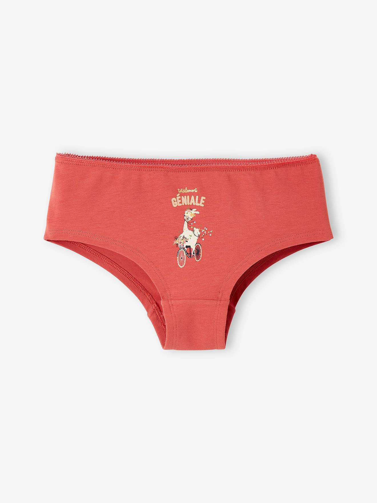 Lot de 3 shorties fleurs et lama fille lot rose