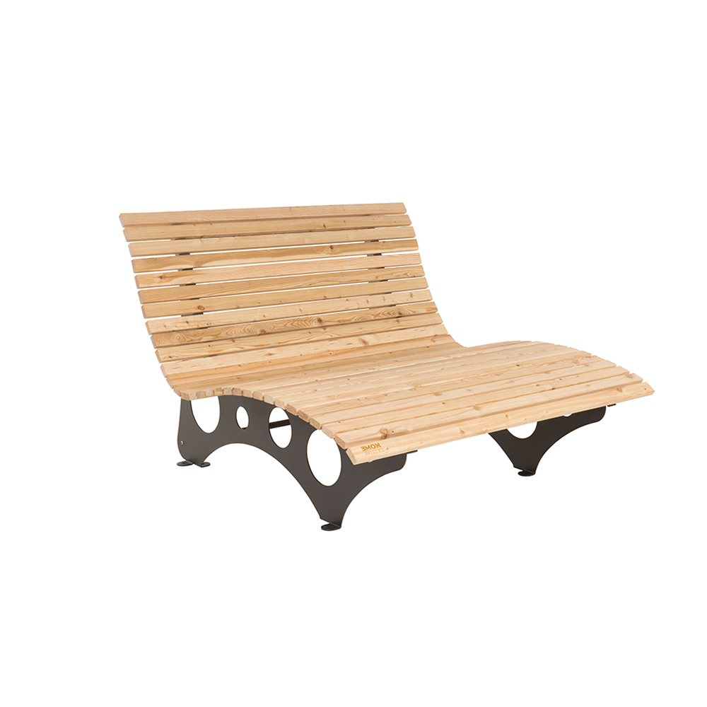 Home Deluxe Wellenholzliege / Waldsofa TAIGA - Made in Germany