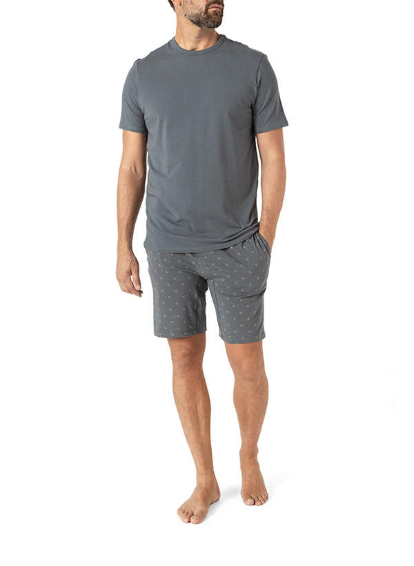 Calvin Klein Underwear, Pyjama, Baumwoll-Jersey, graphit