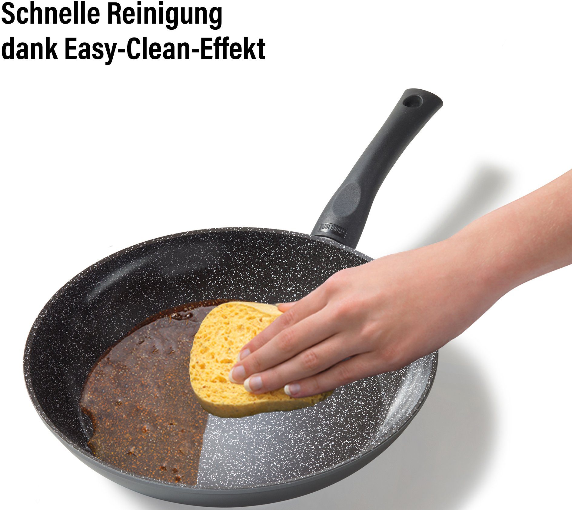 STONELINE Topf-Set, Aluminium (Set, 14-tlg), Keramik-Antihaftbeschichtung, Induktion