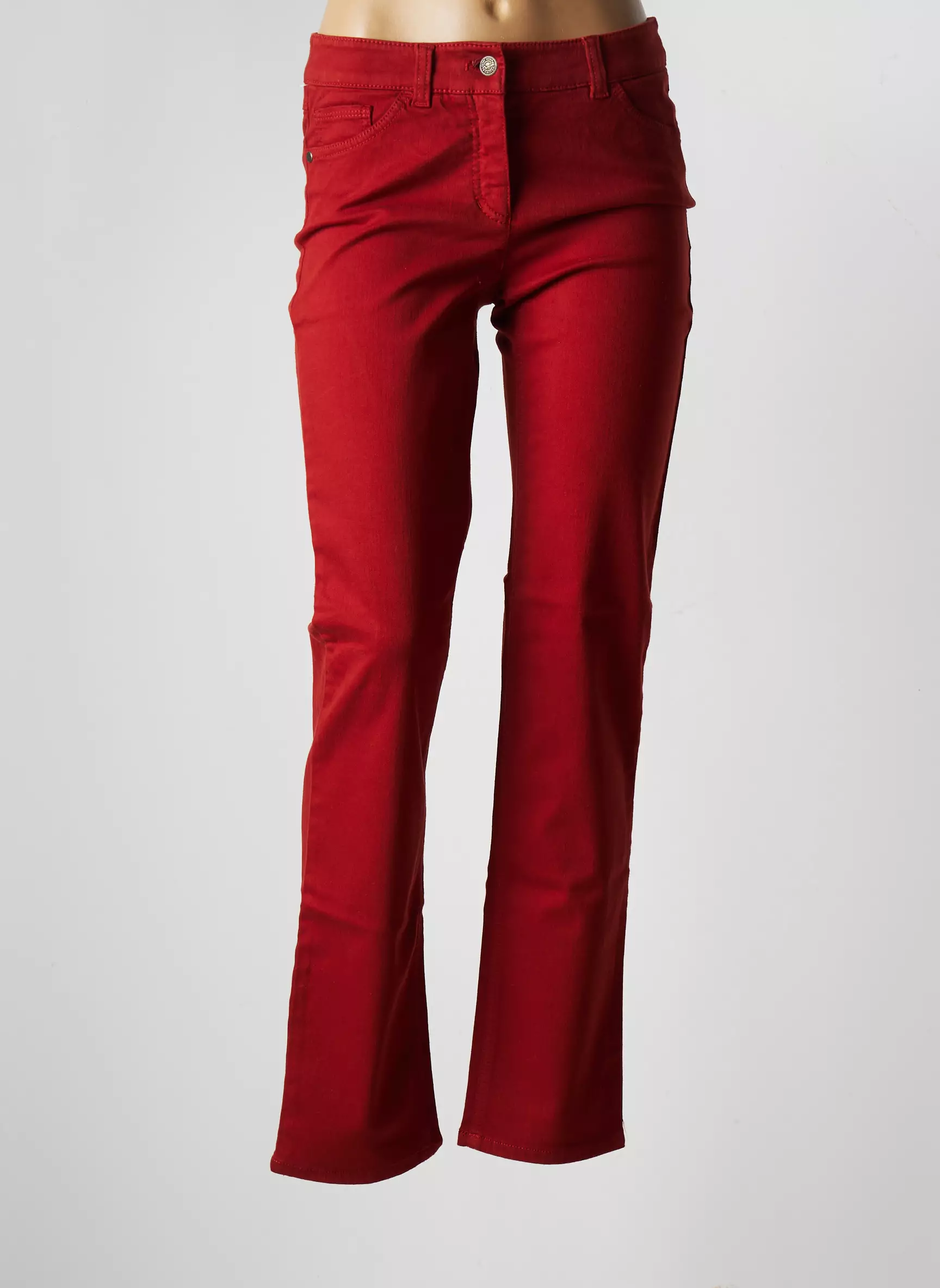 Gerry Weber Pantalons Slim Femme couleur marron