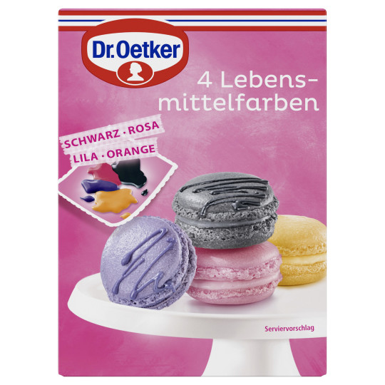 Dr.Oetker Lebensmittelfarben 4ST 80G