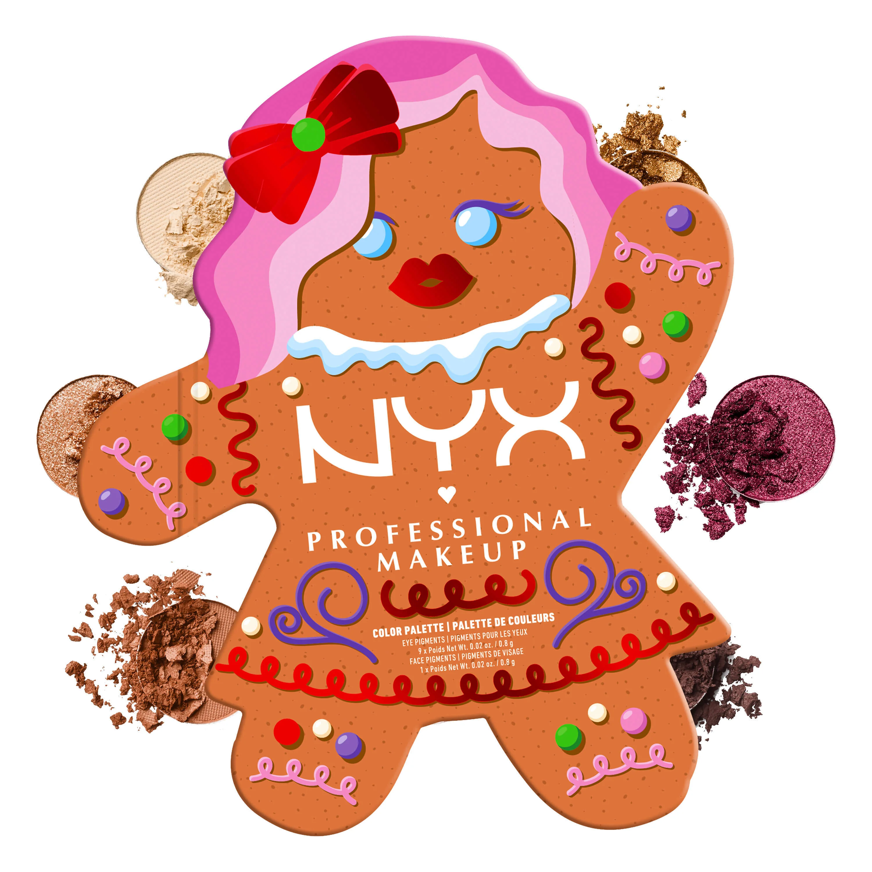 Paleta Eyes Holiday Gingerbaddie – paleta cieni do powiek