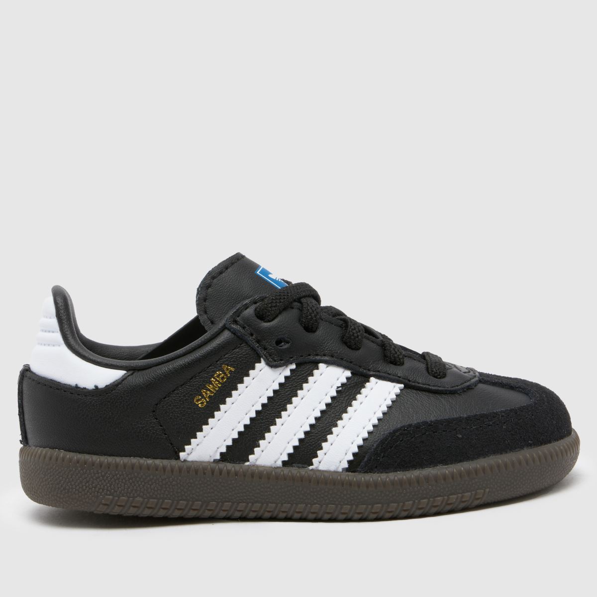 adidas fekete-fehér samba és kisgyermek edzőcipők