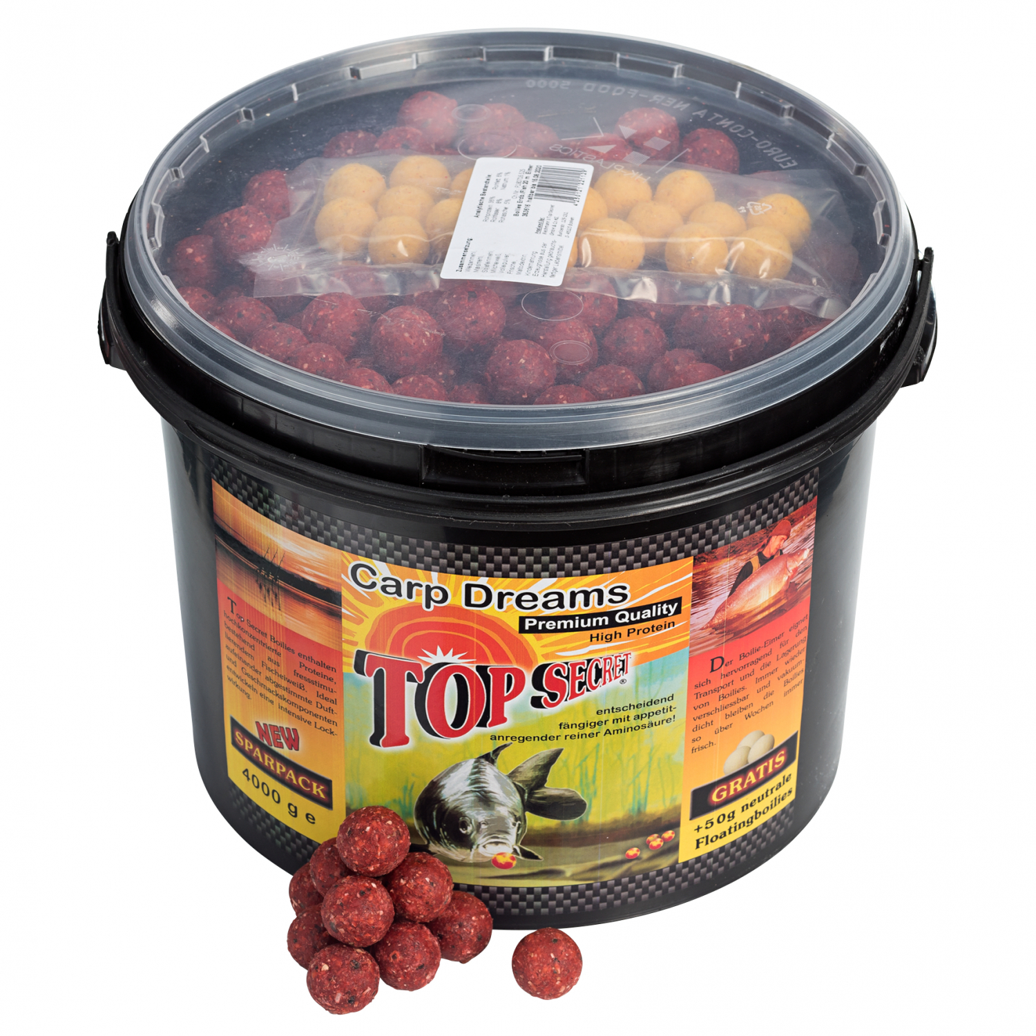 Top Secret Boilies + 50 g Floaters gratis
