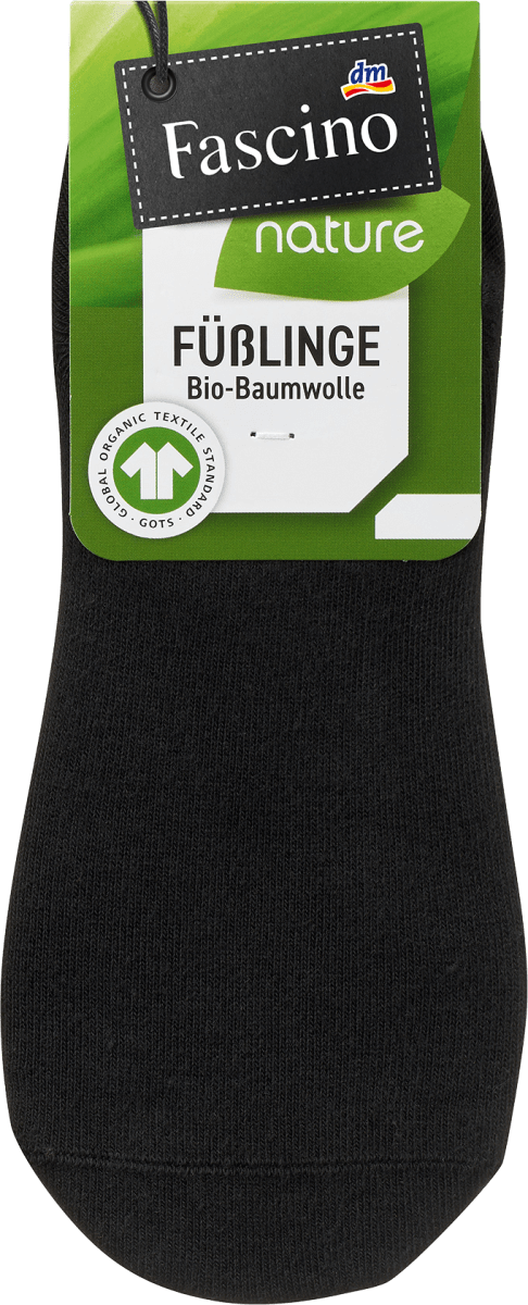 Füßlinge mit Fersen-ABS & Bio-Baumwolle schwarz Gr. 39-42, 1 St