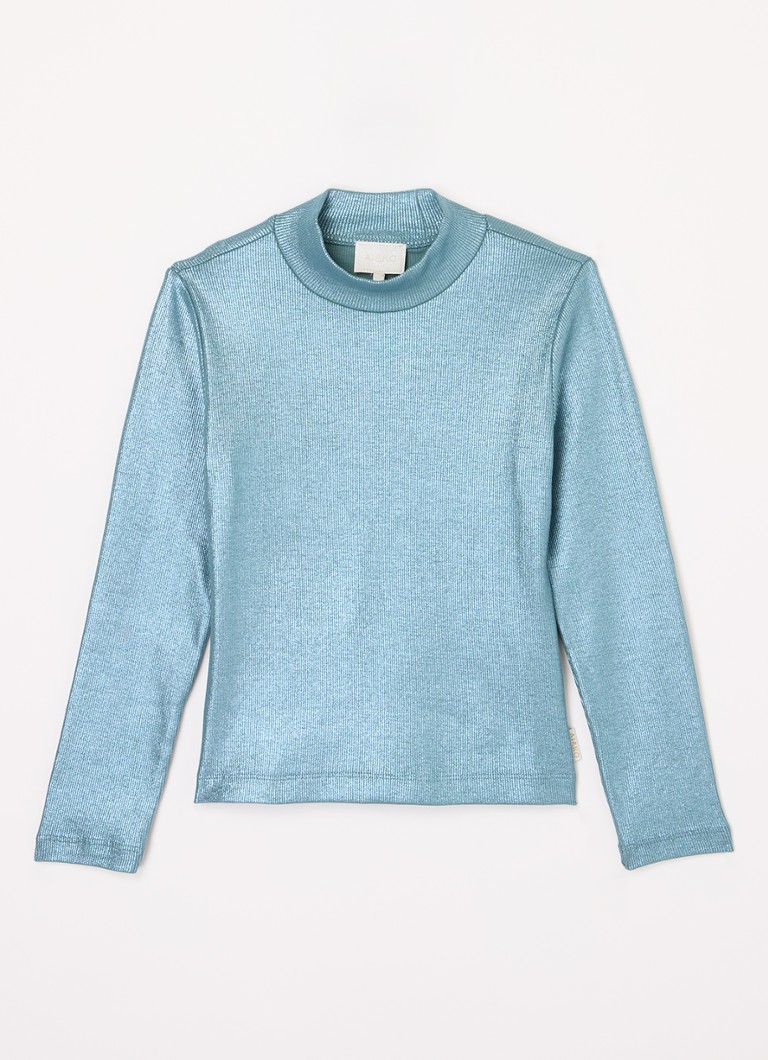 AI&KO  Zera top met metallic finish