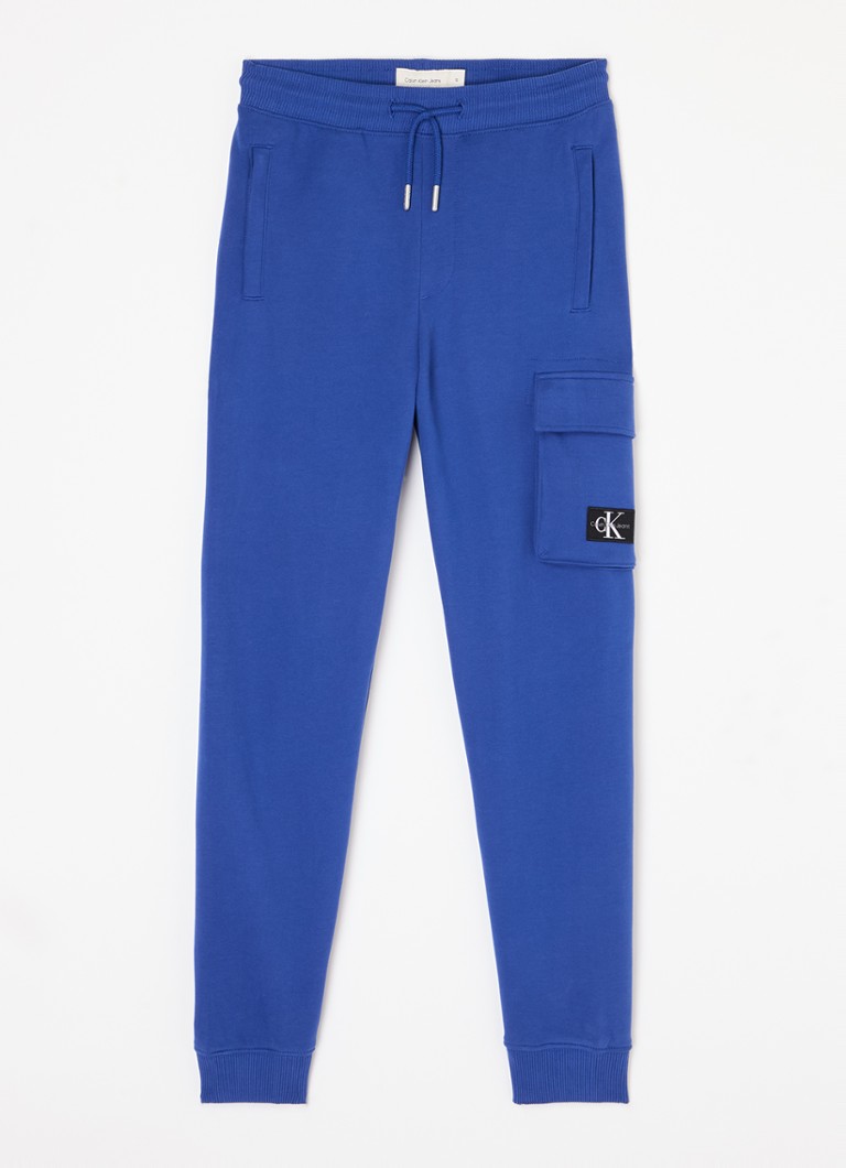 Pantaloni de trening slim fit Calvin Klein cu șnur de strângere