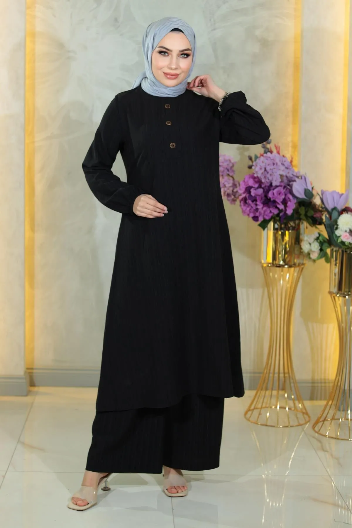 Modamihram  Zweiteiler - Schwarz - Regular Fit