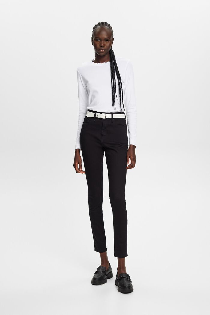 Non-fade Skinny Jeans, Baumwollstretch