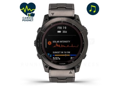 Garmin Fenix 7X Sapphire Solar Titane