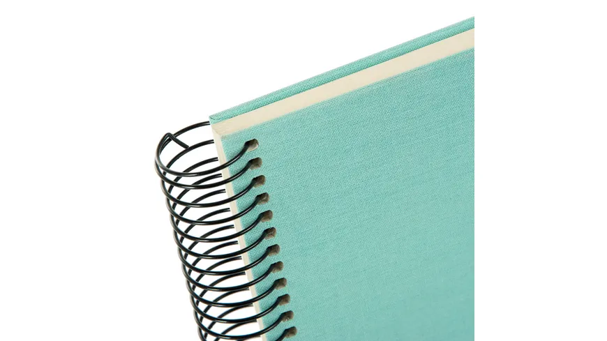 goldbuch Spiralalbum Bella Vista aqua 24x17 cm mit 40 weiße Seiten
