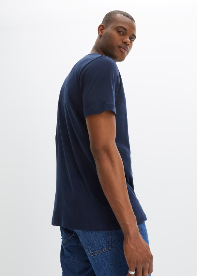 T-Shirt mit Komfortschnitt und Fotodruck
