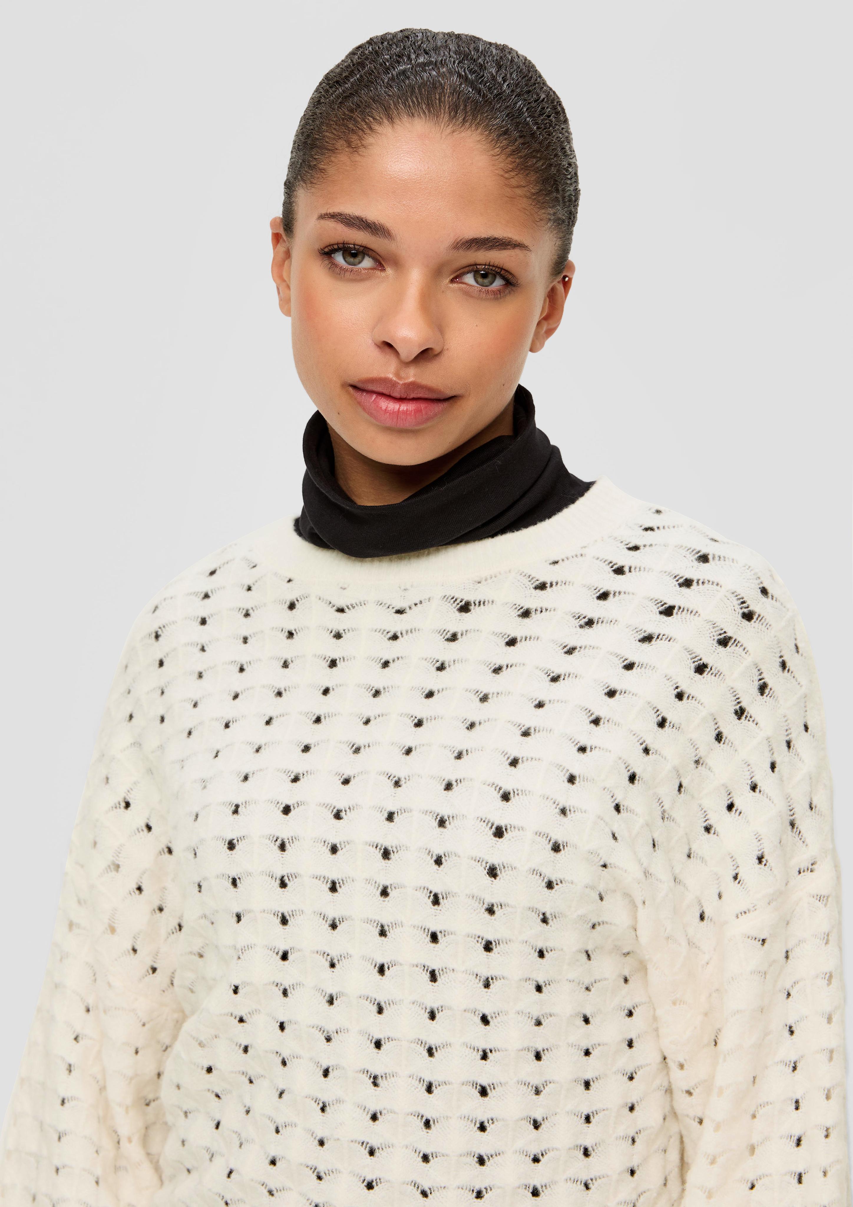 Strickpullover aus Baumwollmix  2137872-0200