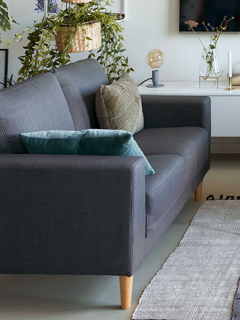 EGENSE EGENSE 2-seters sofa, mørkegrå stoff