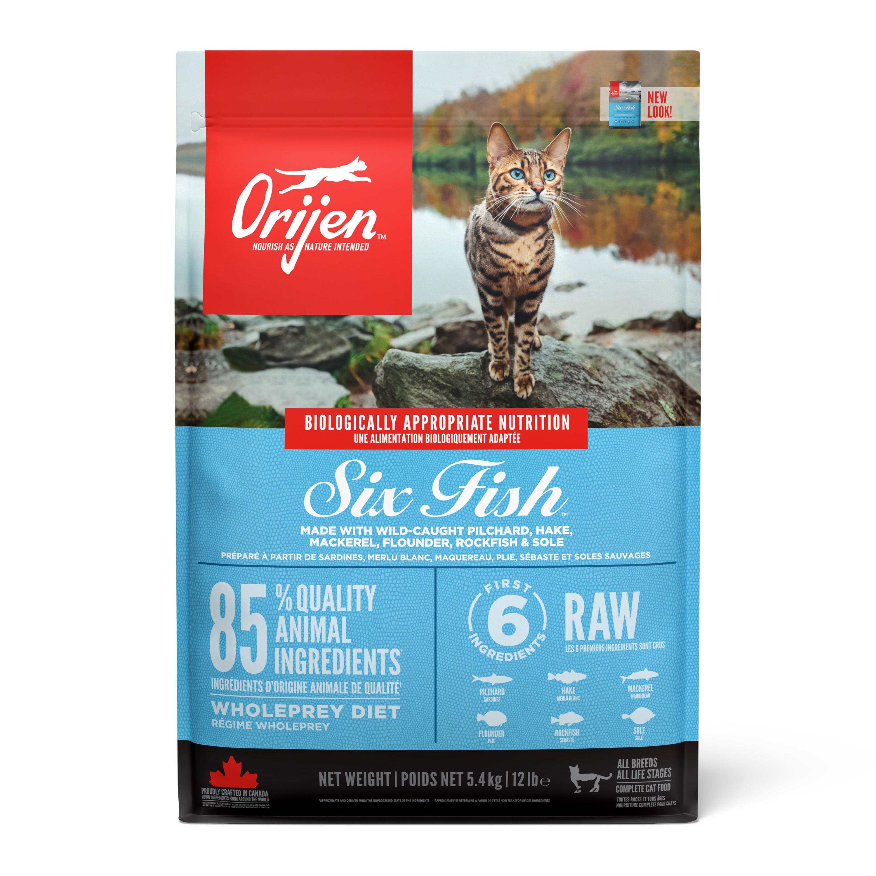 Orijen Trockenfutter Orijen Six Fish Cat 5,4 kg