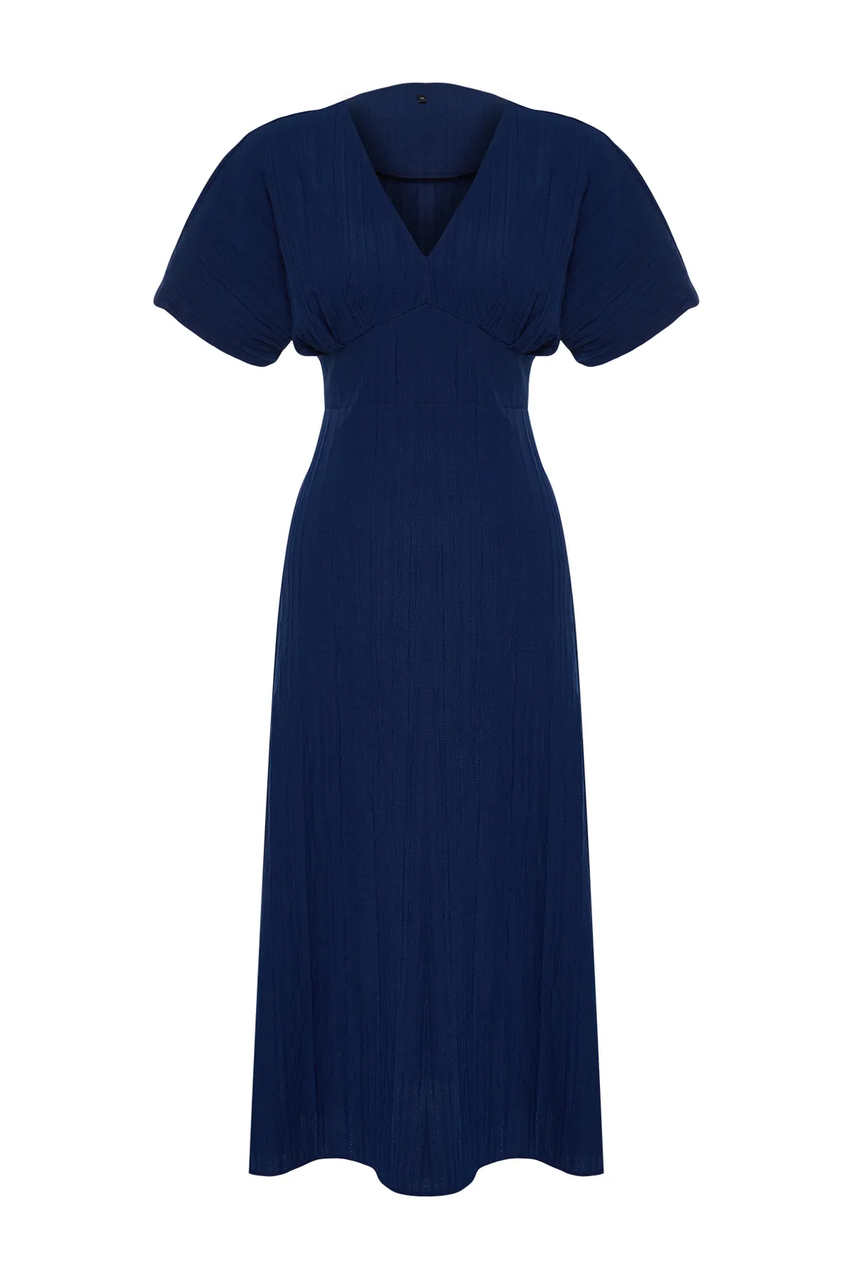 Trendyol Collection  Marineblaues gewebtes Maxikleid TWOSS24EL00620