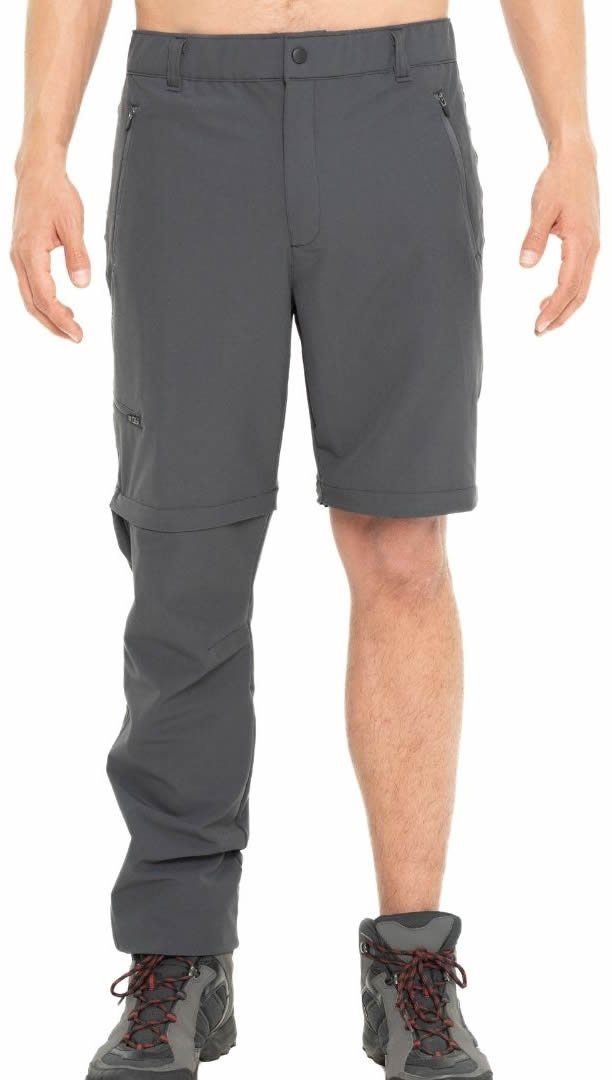 Kaymountain Trekkinghose Herren T-Zip Off Outdoor Hose abnehmbare Beine Arizona CL Graphite 56