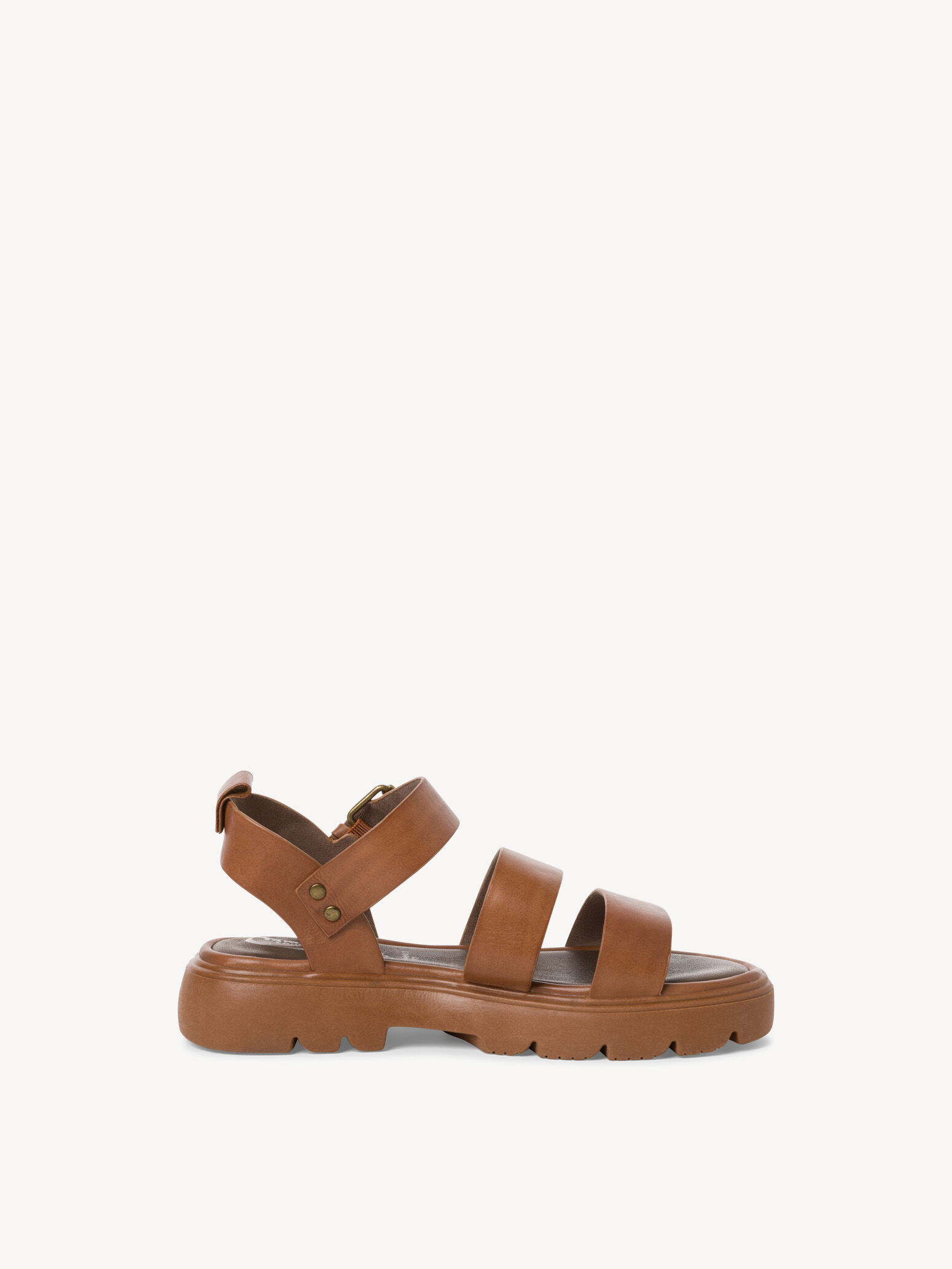Sandale en cuir - marron