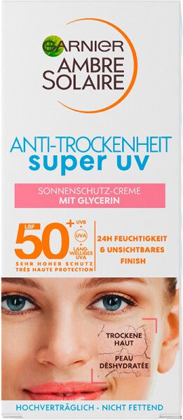 Garnier Ambre Solaire Sensitive expert+ Creme mit LSF 50+ Sonnencreme