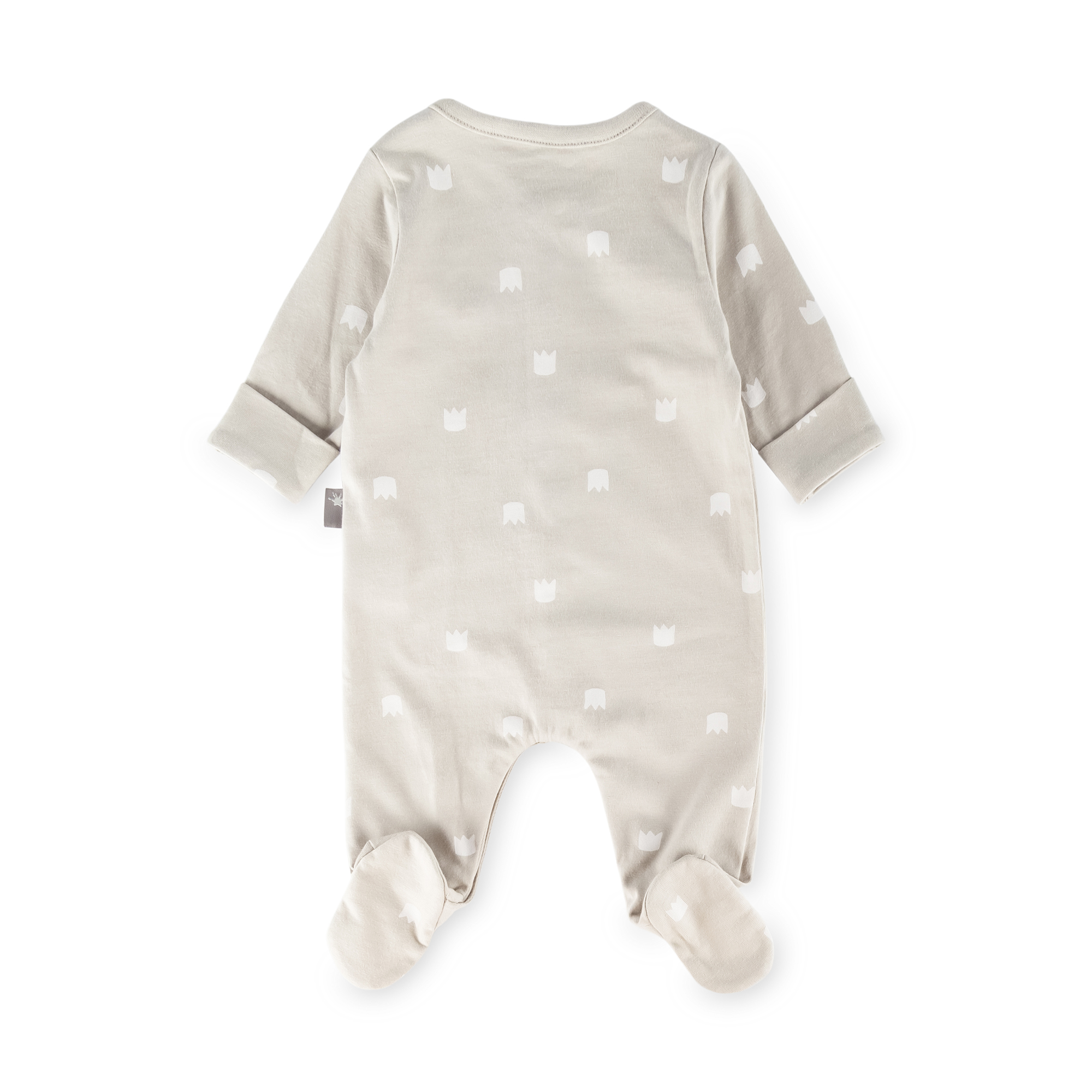 Baby Overall Krönchen Bär, beige