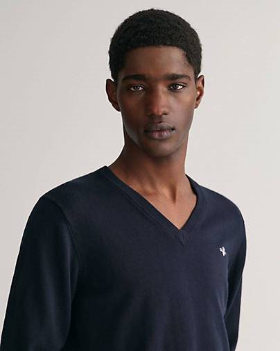 GANT Herren Strickpullover CLASSIC COTTON V-NECK