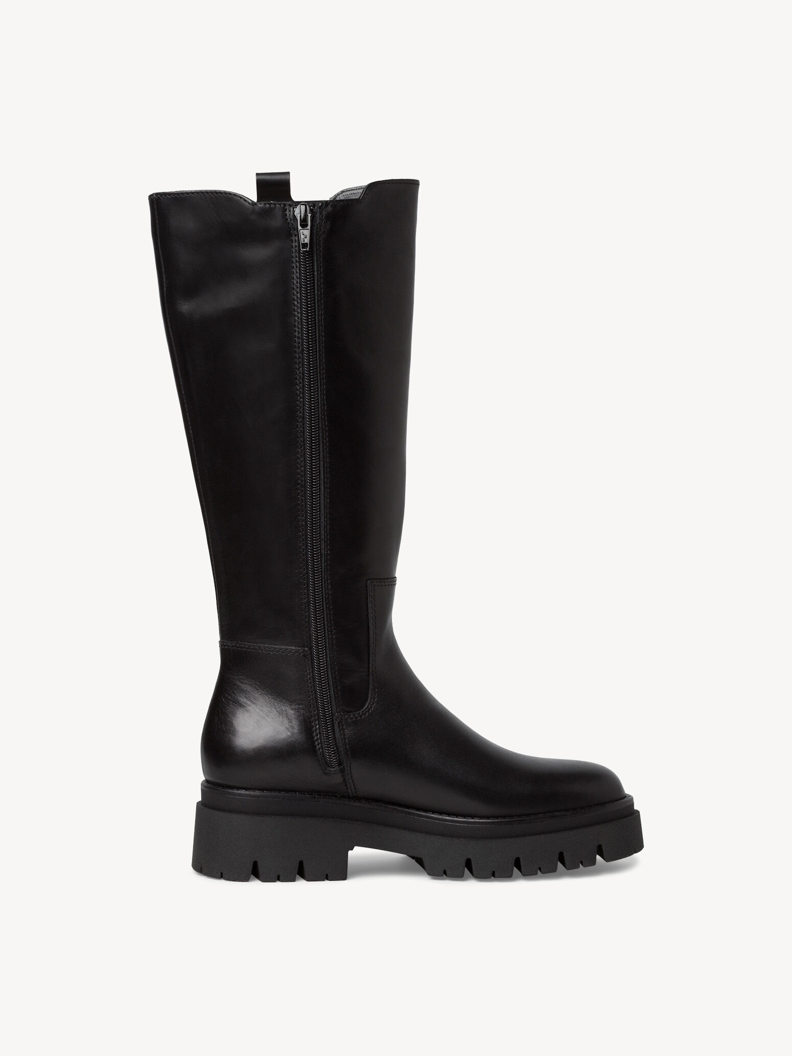 Bottes en cuir - noir