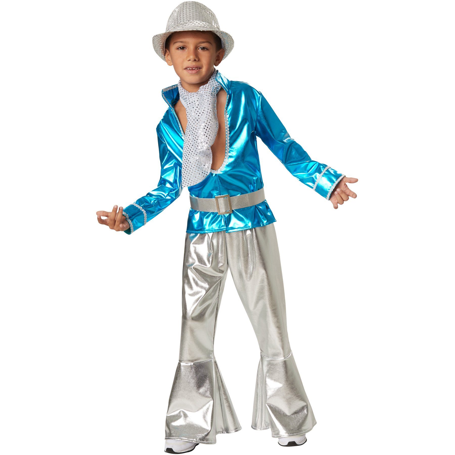 dressforfun Hippie-Kostüm Jungenkostüm Disco Boy