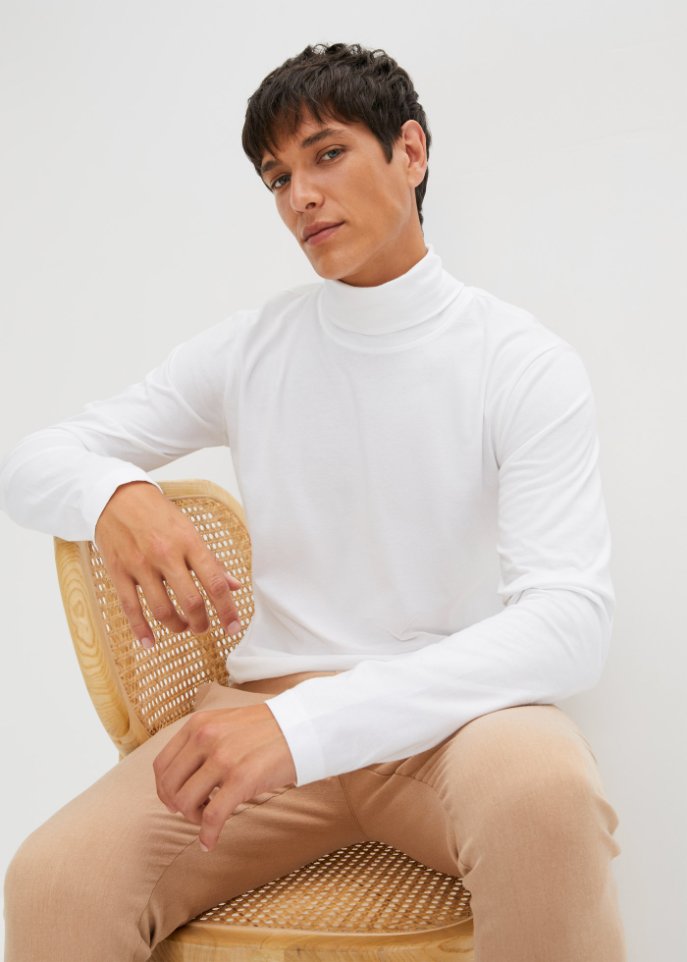 Langarmshirt m. Rollkragen (2er Pack)