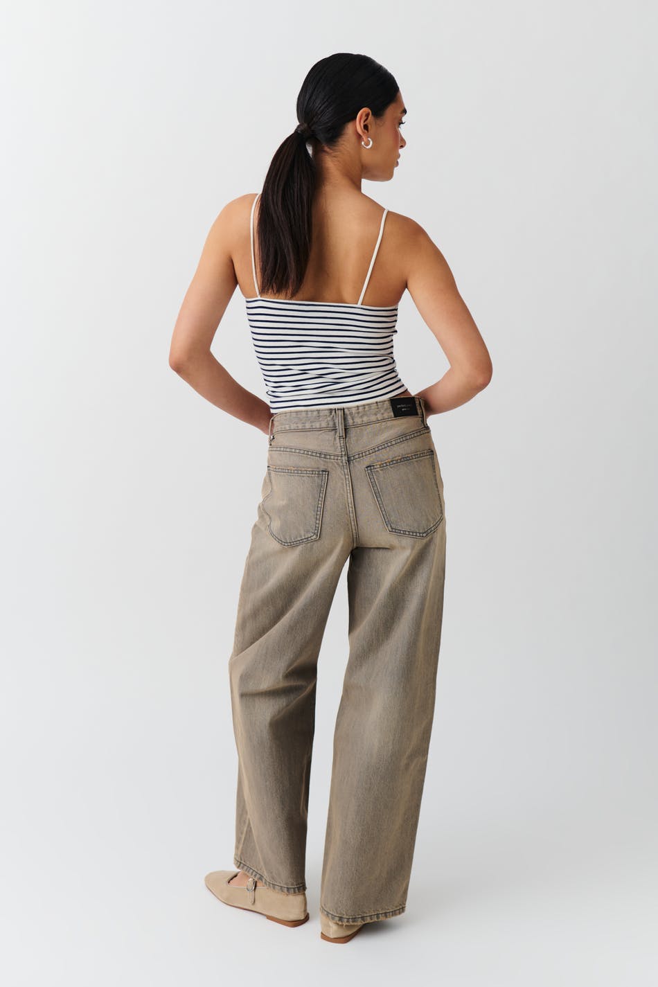 Baggy wide jeans