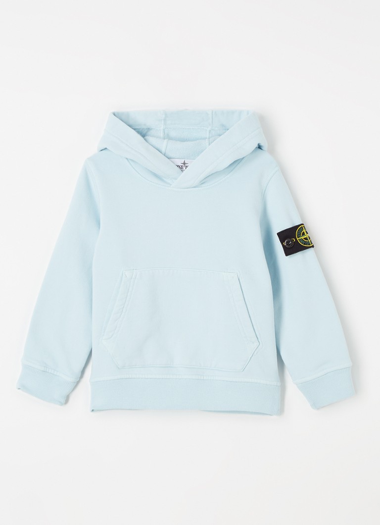 Stone Island 61620 džemperis su gobtuvu ir logotipu