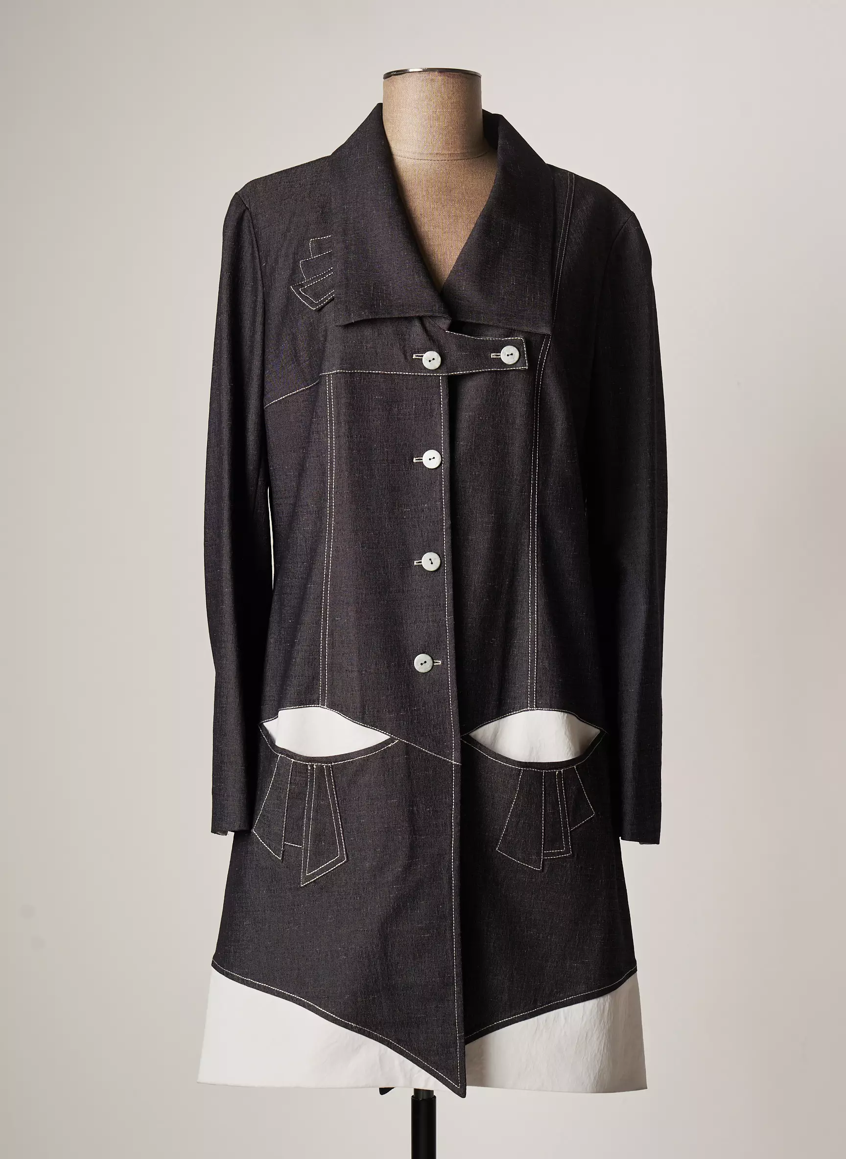 Lauren Vidal Vestecasual Femme couleur bleu